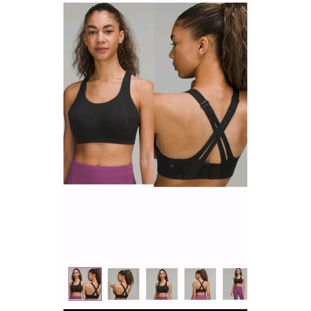 Lululemon Air Support Sports‎ Bra Womens 36DDD Athletic High Support Running - Picture 3 of 5